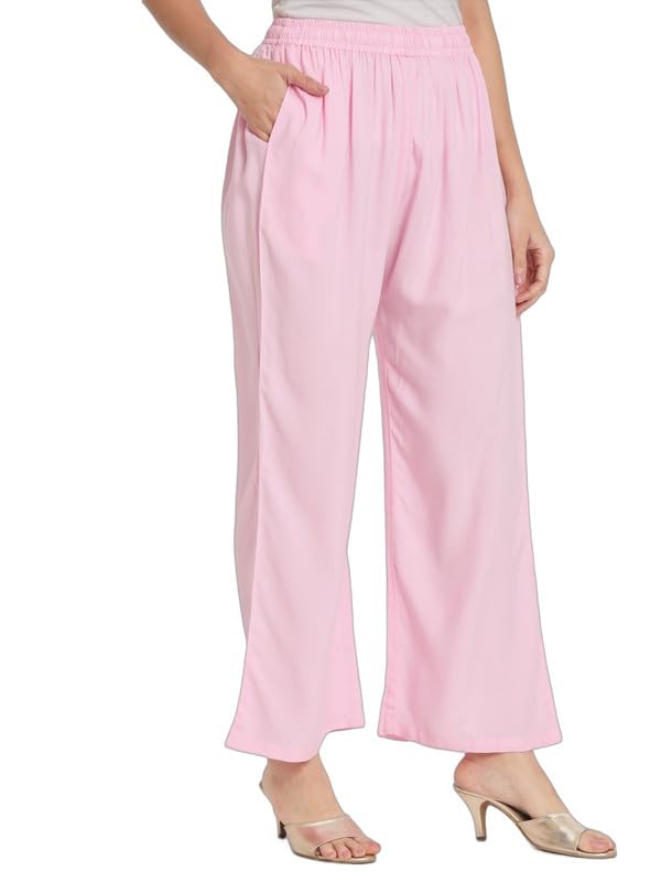 Image of Soft Colors Relaxed Fit Pocket Palazzo