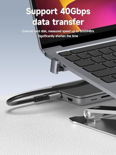 Hagibis 240W 40Gbps 8K USB C Adapter,2 Pack USB-C Male to USB-C Female Adapter,USB4 Connecter for Thunderbolt 4/3,ROG Ally,Steam... - Image 3