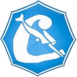 Zoom IMG-2 cressi sunshell umbrella blue white Zoom IMG-2 cressi sunshell umbrella blue white