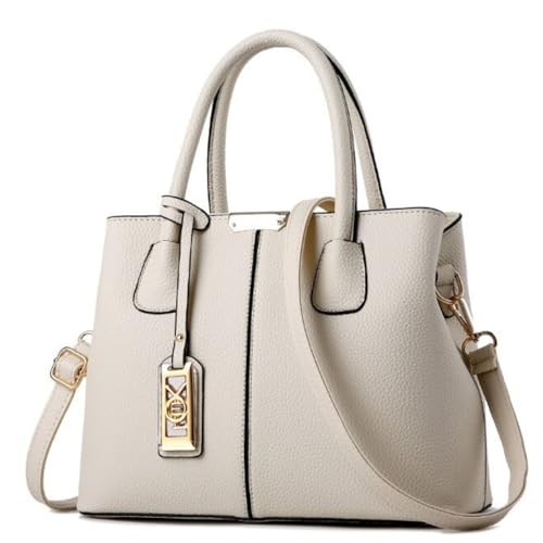 [LALOOVEA] バッグ レディース PU織るハンドバッグ 大容量 ショルダー トートバッグ 3way ビジネス 仕切り 斜めがけ 人気 自立鞄 バケツ型