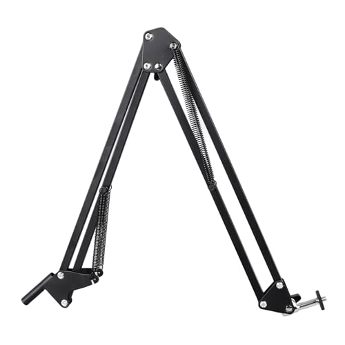 Soporte de brazo flexible para microscopio digital, soporte de brazo articulado para microscopio con anillo de fijación de lente de 50 mm Soporte de brazo para cámara industrial