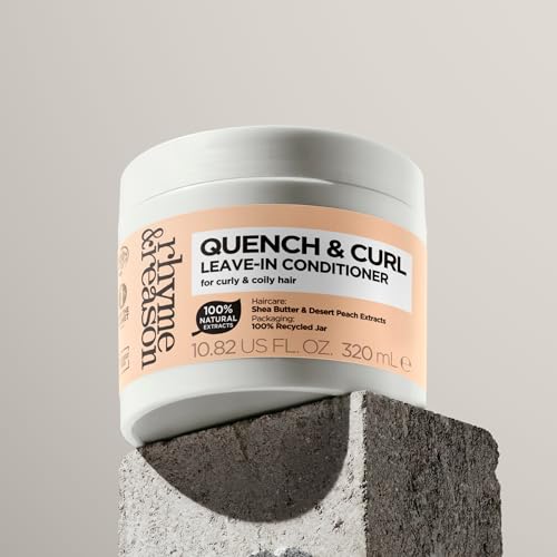 Rhyme & Reason - Quench & Curl Leave-In Conditioner, Moisturising Treatment for Curly, Coily & Textured Hair (320ml) - Image 4