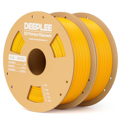 Image of PLA Basic 1.75mm 3D Printer Filament Sunflower Yellow 2KG