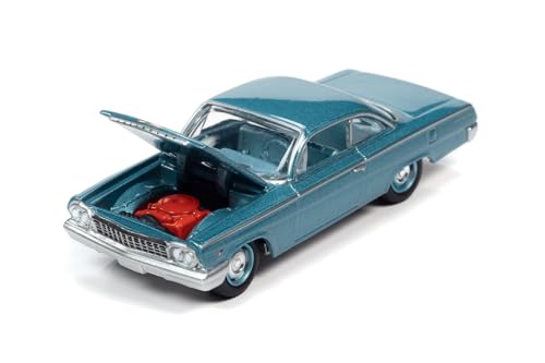 1962 Bel Air Bubbletop Modelo a Escala 1/64 Metal Diecast miniatura 2