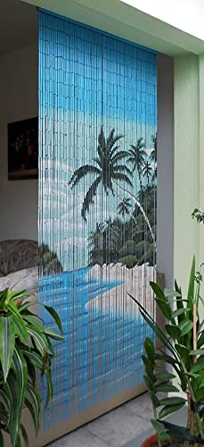 Bambustürvorhang Bambusvorhang, Seychellen ca. 90x200cm, 90 Stränge