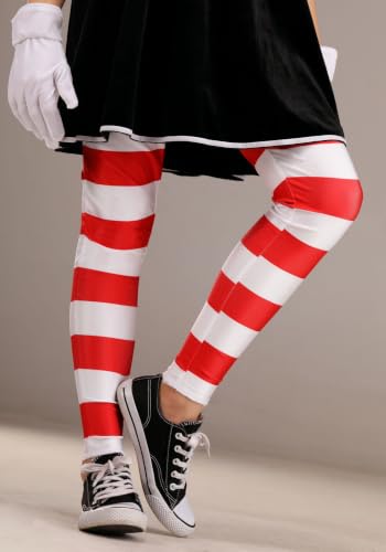 Vestido disfraz Cat in the Hat para niñas miniatura 4
