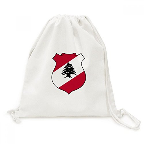 Sac de voyage en toile Liban avec cordon de serrage ergonomique