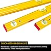 STABILA PRO SET 80 ASM Spirit Level Set, Includes: 48, 24, and 12 Inch Levels Plus Carrying Case, Cat. Number 29940