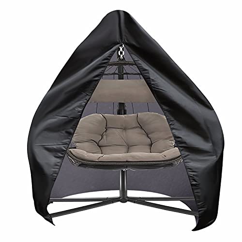 SIRUITON Funda para Silla Colgante Fundas para Columpios Jardín Cocoon Impermeable Funda Mecedora Silla de Columpio de Huevos Silla Flotante...