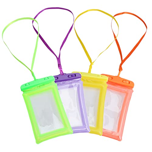 UPKOCH Set Floating Mobile Phone Waterproof Bag Inflatable Waterproof Bag Wooden Apples for Crafts Fishing Phone Pouch Cell Phone Waterproof Pouch Panda Bottle Water Bag Marine PVC