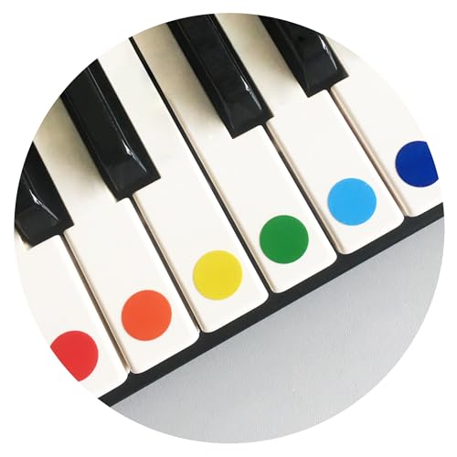 Meine ersten bunten Klaviernoten! Die beliebtesten Kinder- & Weihnachtslieder für Klavier, Keyboard & Melodica (inkl. Tastenaufkleber, QR-Codes & Audio-Download). Bunte Noten für Anfänger.
