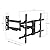 Mount-It! UL Certified Heavy Duty Full Motion TV Wall Mount for Most 37-80 Inch Flat Screen TVs, Wall Mount Bracket Max VESA 600x400, Holds up to 110lb, Full Motion TV Mount 55 inch, 65 inch, 80 inch