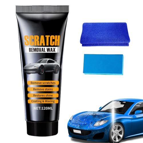 Autowachs für Kratzer - 120ml Politur Für Und Fahrzeug | Wiederherstellung Des Auto Lacks,Für Instandhaltung Wiederherstellung Außenbereich Schutz Scheinwerfer Innenbereich
