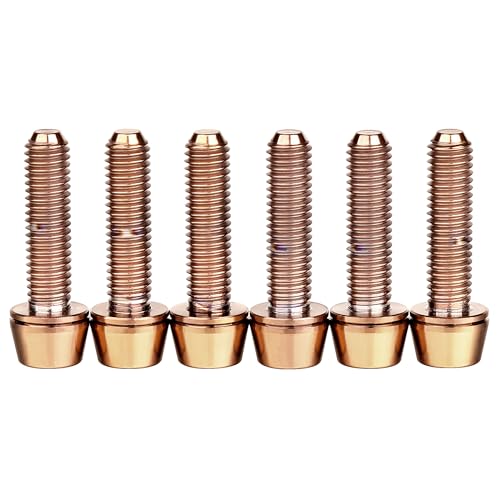 Image of Titanium M5x20mm Allen Hex Tapered Bolt Screw (Bronzed)