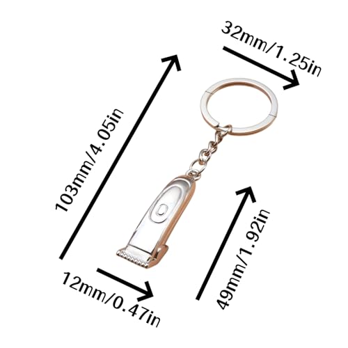 5 Pcs Set de Llaveros para Peluqueros con Accesorios miniatura 2