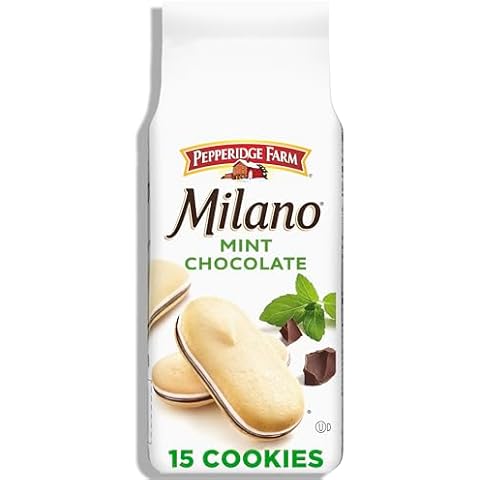 Pepperidge Farm Milano Mint Chocolate Cookies, 7 OZ Bag (15 Cookies) Cover