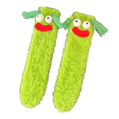 Image of TFTSR Crazy Funny Fuzzy Silly Socks for Kids Women,Girls Fluffy Slipper Novelty Fun Socks,Boy Men Cute Cozy Soft Animal Socks
