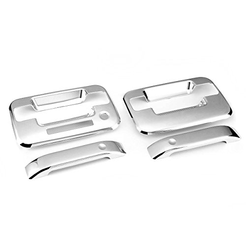 For Ford F-150 11Th Gen 2-Dr Exterior Body Kit (Chrome Dr Handle Cover W/Keypad) #TOP2