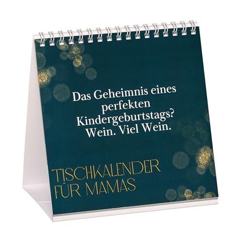 Tischkalender 2026 - speziell für Mütter| Jahreskalender 2026 als Geschenk für Mama | Lustige Sprüche über Kindererziehung zum Schmunzeln und Durchhalten | Quadratischer Monatskalender (Mama Kalender)