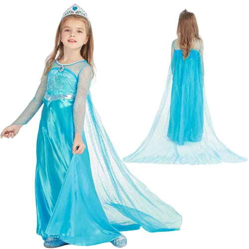 Disfraz de Princesa Elsa para Niñas Talla 6T/130 miniatura 3
