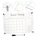 NUOBESTY Acrylic Weekly Planner Erasable Memo Board Message Display Board for Students Home Office Multifunctional