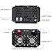 Sunivora 2500 Watt Inverter with LCD & Remote Control 12V DC to 110V/120V AC 60HZ Power Converter 5000W(Peak) with 4 Sockets & 4 USB Ports Power Inverters for Vehicles RV Truck Camping