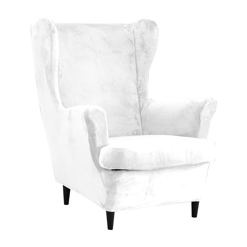 Wing chair slipcovers for armchairs wingback chair covers velvet wing chair covers 2 piece wingback armchair covers