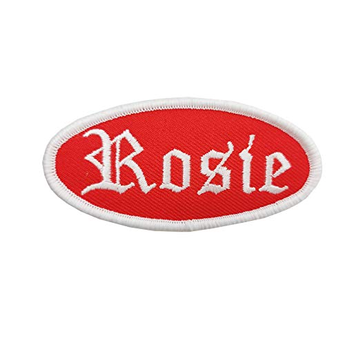 Cute-Patch 3'' Halloween Costume Rosie The Riveter Uniform-Workshirt Embroidered Iron on Patch