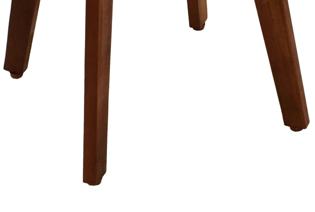 DEGAMO Beistelltisch BAYAMO aus Akazien Holz, runde Form, 40cm Durchmesser, Oberfläche dunkel geölt