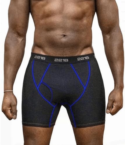 221B Tactical Maxx-Dri RFX Boxer Briefs - BJJ Compression Underwear-Base Layer Workout Shorts
