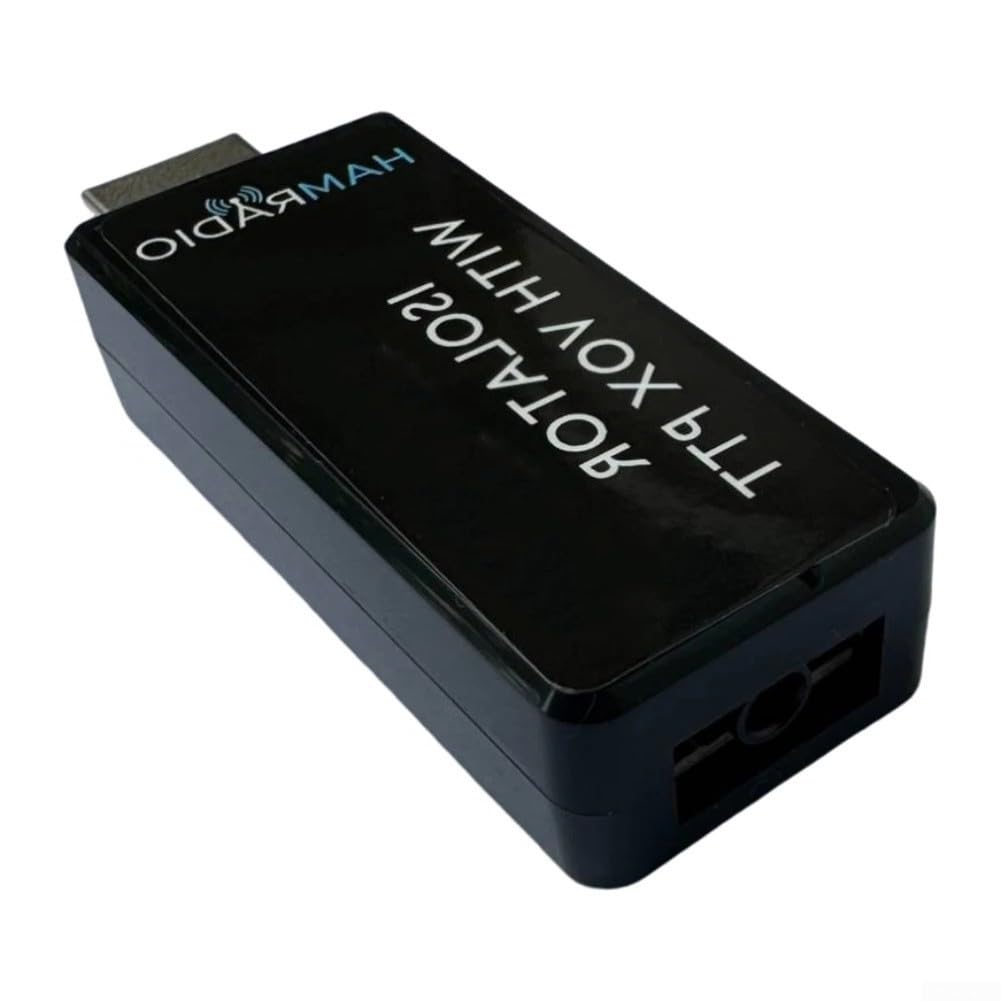Ham Radio USB per adattatore audio con controllo PTT porta seriale e isolamento accoppiatore ottico per interfaccia modalità digitale (con connettore)