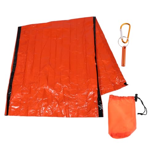 BESPORTBLE Survival Tarp Blanket Compact Camping Bag for Adults Portable Emergency Shelter Thermal Sleep Sack