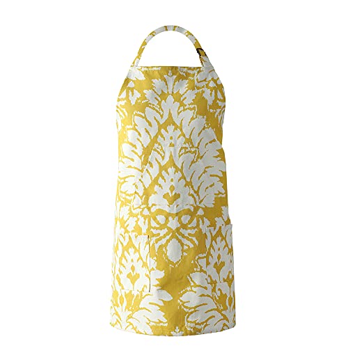 Image of HPD Half Price Drapes Aprons for Men Women with Large Pockets Adjustable Unisex PRTW-D46A-AP Lacuna Printed Cotton, 27 X 34 Inch, Lacuna Sun