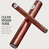 Meinl Percussion Wood Claves Latin - 1 Pair of Cylindrical Claves - Musical Instrument - Hardwood, Brown (CL5HW) #1