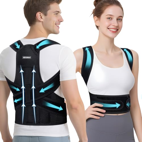 Abismat Posture Corrector for Women and Men, Back Brace Support