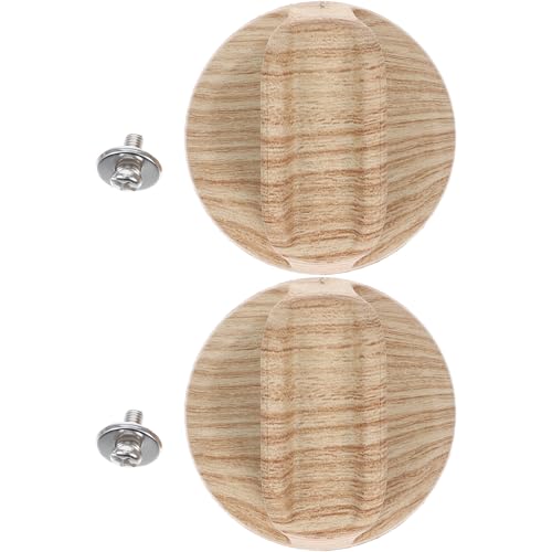 EXCEART 2個 ノンスリップ耐熱鍋蓋ノブ 耐摩耗性ベークライト製交換用調理器具蓋ハンドル 汎用蒸し器 スープ鍋対応