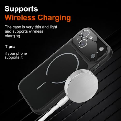 Image of SHINESTAR Premium Luxury Case Compatible with iPhone 13 | Protective Back Cover with Camera Lens Safety | Wireless Charging Support | Slim Fit Durable Design | Enhanced Grip Protection Black