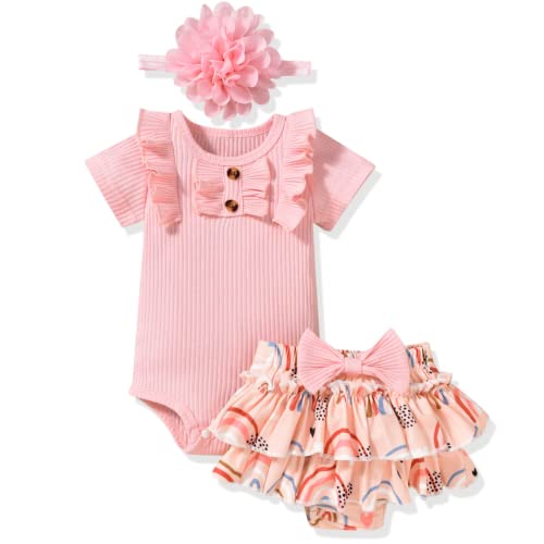 Aalizzwell Newborn Infant Baby Girls Summer Outfit