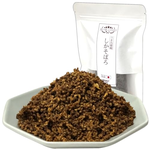 DOGPET 犬猫用のふりかけ 鹿肉 そぼろ 旨味凝縮 日本鹿の赤身をそぼろ状にヘルシーで高タンパク いつものご飯にトッピング 無添加無着色 50g