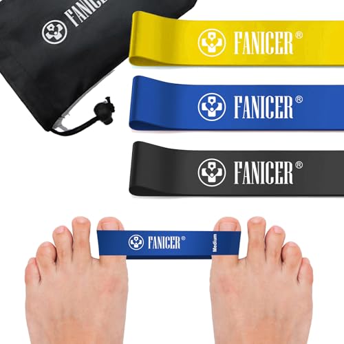 Viexpand 3 Stück Hallux Valgus Zehenspreizer Trainingsband,Hallux Valgus Korrektur,für den Zeh - Korrektur Set für Damen und Herren,Zehenschutz,zur Schmerzlinderung von Ballenzehen