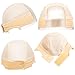 Wig Caps with Grip Band for Keeping Wigs in Place Wig Caps for Women Adjustable Wig Grip Cap Band Blonde Stocking Wig Caps Wide 4x5 HD Transparent Lace for Front Wig Cap for Wig Making
