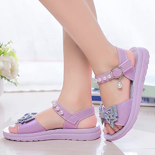 Girls Sandals Kids Open Toe Ankle Strap Dress Shoes Wedding Party For Toddler Kids Princess Shoes Youth Sandals3