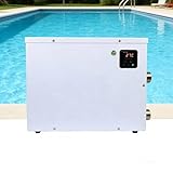 Pompa di Calore Elettrica per Piscina Riscaldatore con 11KW 220V, termostato per acqua per vasca idromassaggio 25-50℃, scaldabagno elettrico con touch screen fuori terra e interrata, spa, va