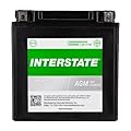 Interstate Batteries YIX30L-BS 12V 30Ah Powersports Battery 400CCA High-Performance AGM Rechargeable Replacement for Harley, Polaris, BMW Motorcycles, ATVs, UTVs, Snowmobiles (CITX30L-BS)