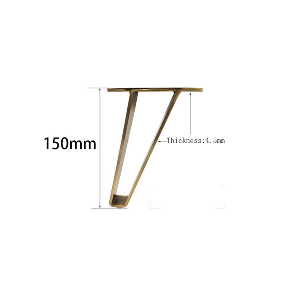 Chaise Cover Cover Plancher Non-Slip Fond Patte de table Support Protection Pad Support jambe for Canapé Leg Furniture Chaise Cabinet Pieds 2Pcs /Set en forme de U Meubles en métal Leg