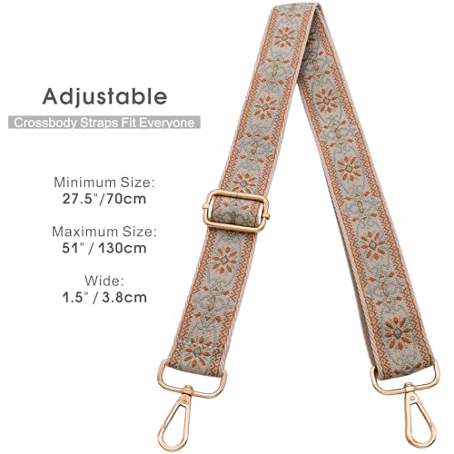 Image of Replacement Purse Strap Shoulder Strap Adjustable Crossbody Strap for Women Crossbody Wide Shoulder Bag