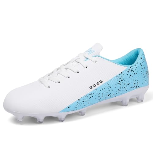 Image of Mens Soccer Cleats Womens Indoor Soccer Shoes Wide Baseball Turf Shoes Adult Youth Rugby Shoes Big Boys Small Spikes AG TF Football Boots