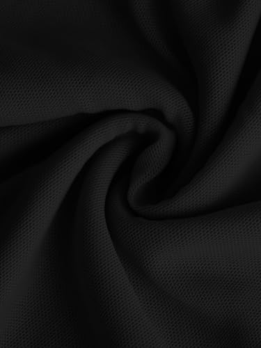 Floerns Girl's Square Neck Long Sleeve Ruched Sheer Mesh Bodycon Mini Dress4