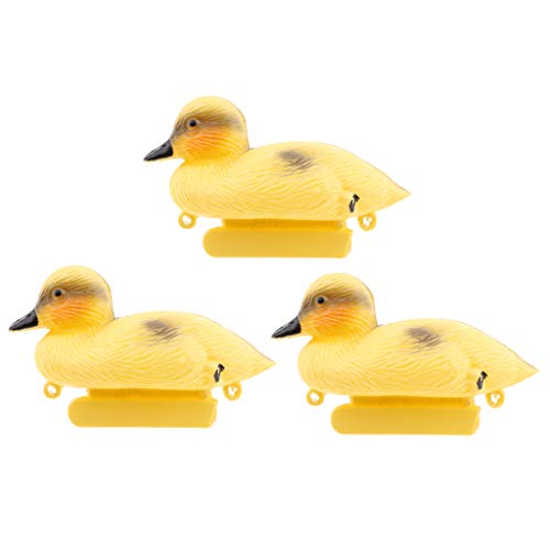 Set of 3 Yellow Floating Duck for Swimming Pools and Spas