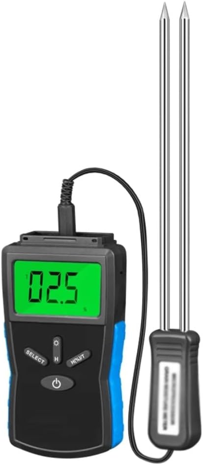 The Digital Grain Meter Includes a Portable Meter with a Wheat LCD Display Screen
